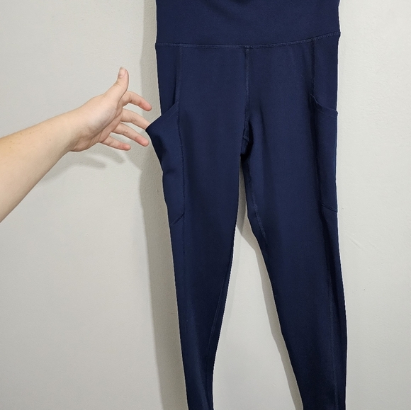 American Eagle Navy Blue The Everything Pocket Leggings - Picture 2 of 5